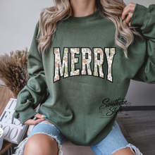 Load image into Gallery viewer, Merry Camo Sweatshirt