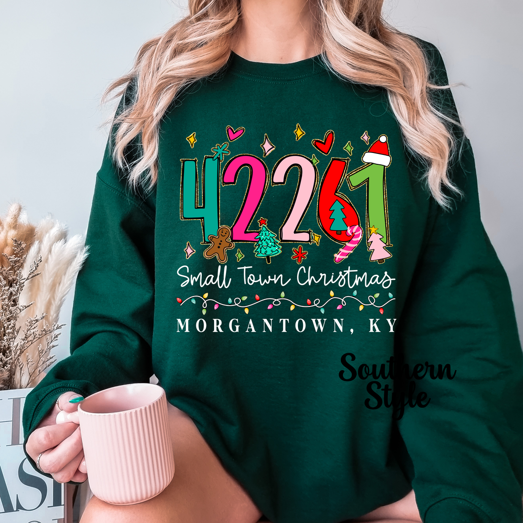 Christmas Zip Code Sweatshirt