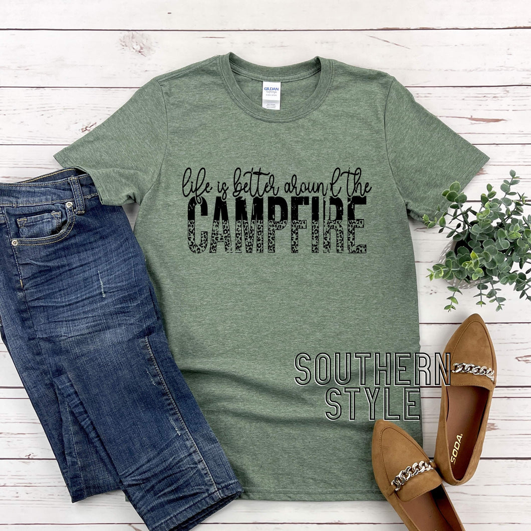 Life is better around the campfire SoftStyle Tee