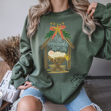 Load image into Gallery viewer, Weary World Rejoices Sweatshirt
