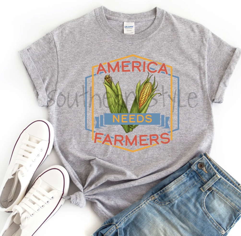 America Needs Farmers Bella/Gildan Tee