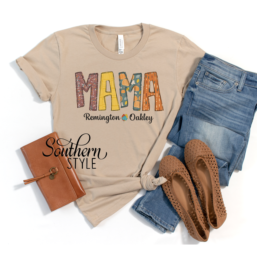 Personalized Fall Bella Canvas Tee