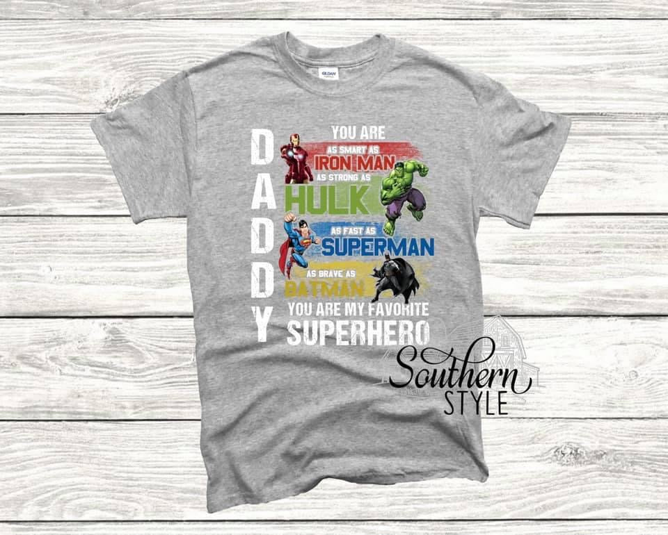 Daddy Superhero Tee