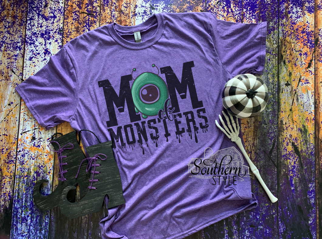 Mom Of Monsters Gildan Softstyle Tee
